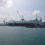 Ship building factory